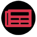 Red newsletter icon